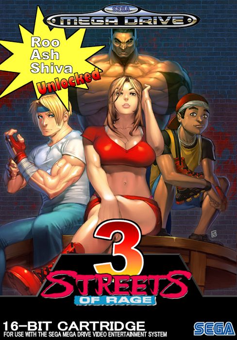 Streets of Rage 3 - Roo, Ash, Shiva Unlocked