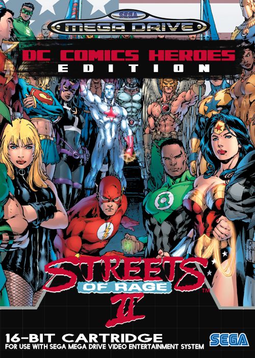 Streets of Rage 2 - DC Comics Heroes Edition