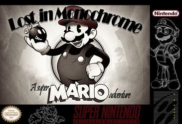 Super Mario Lost in Monochrome (Hack)